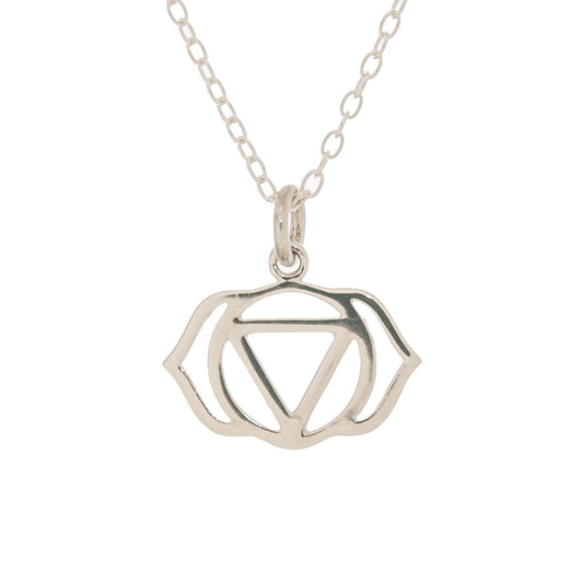 Brow Chakra Necklace in Sterling Silver