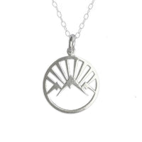 Mountain Necklace in Sterling Silver
