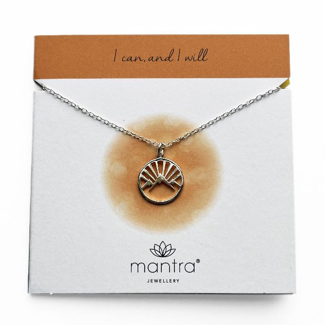 Mountain Necklace in Sterling Silver