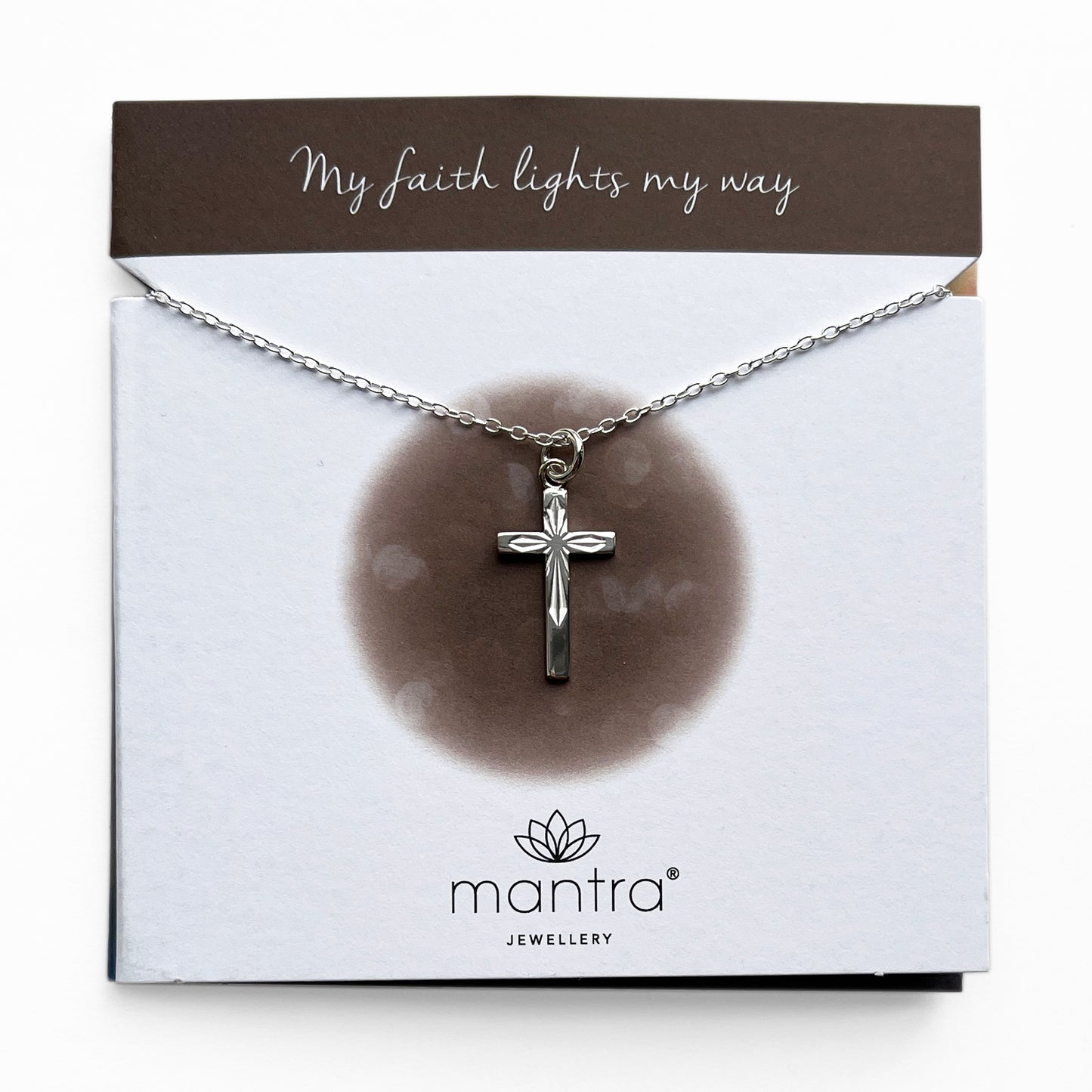 Cross Necklace in Sterling Silver