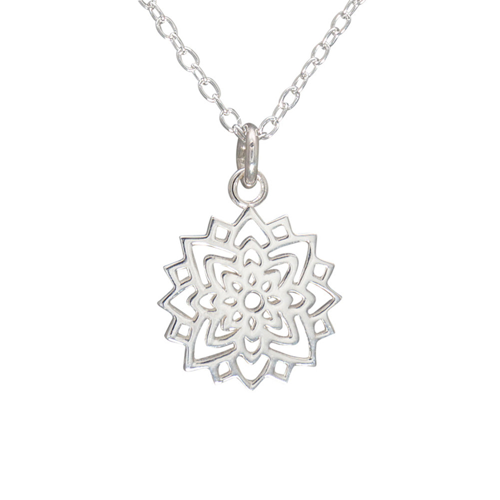 Crown Chakra Necklace in Sterling Silver