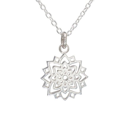 Crown Chakra Necklace in Sterling Silver