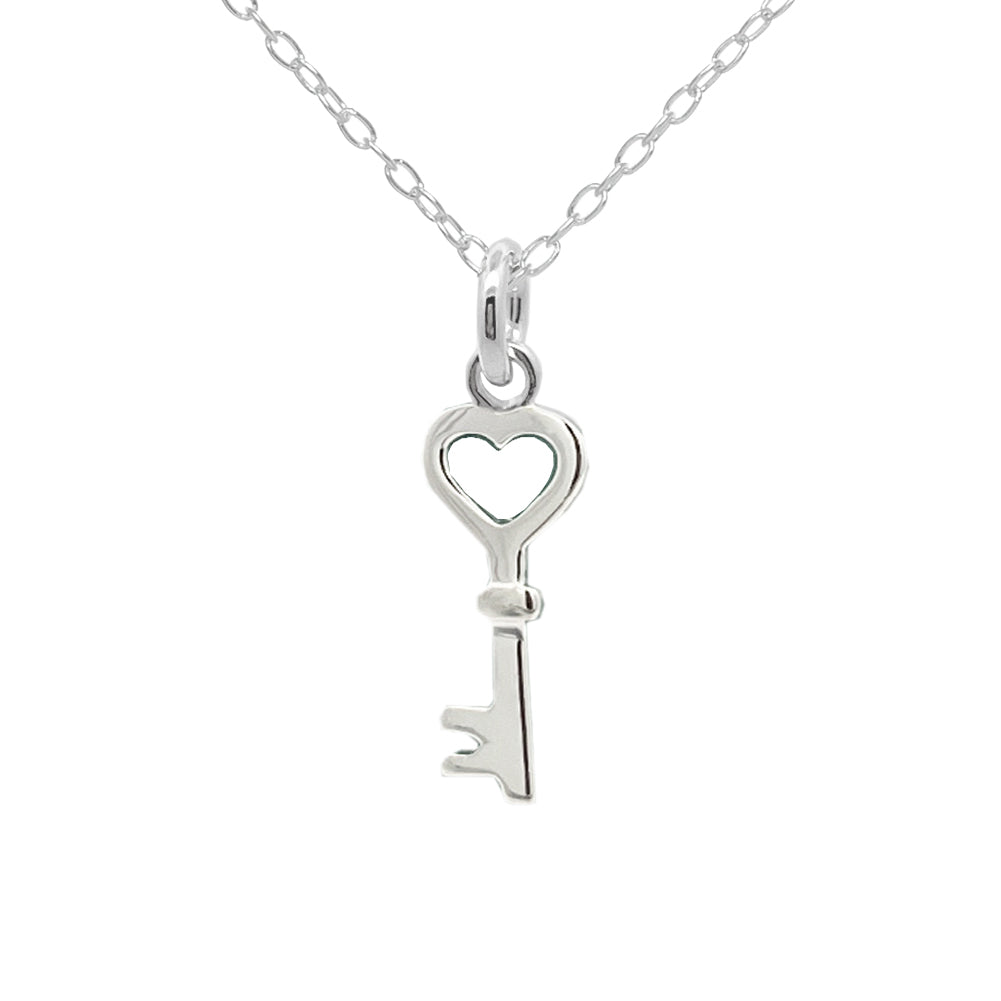 Mantra Jewellery 21st Birthday Key Necklace in Sterling Silver