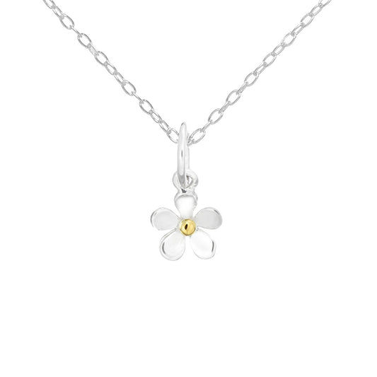Thank You Daisy Necklace in Sterling Silver