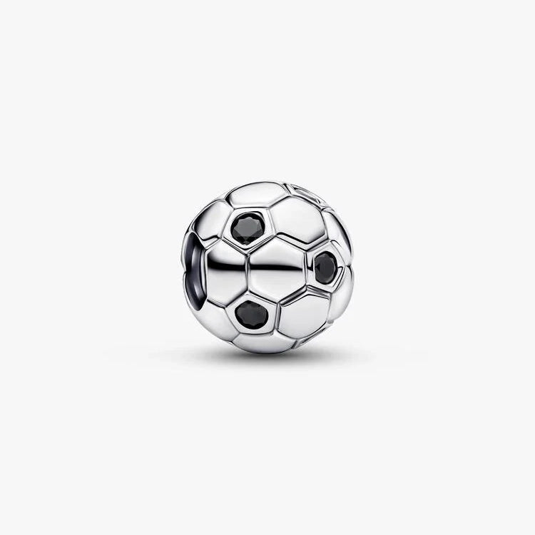 Pandora Black Crystal Football Charms