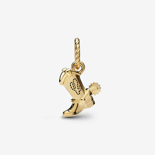 Pandora Disney Pixar Gold Toy Story Cowboy Boot Charm