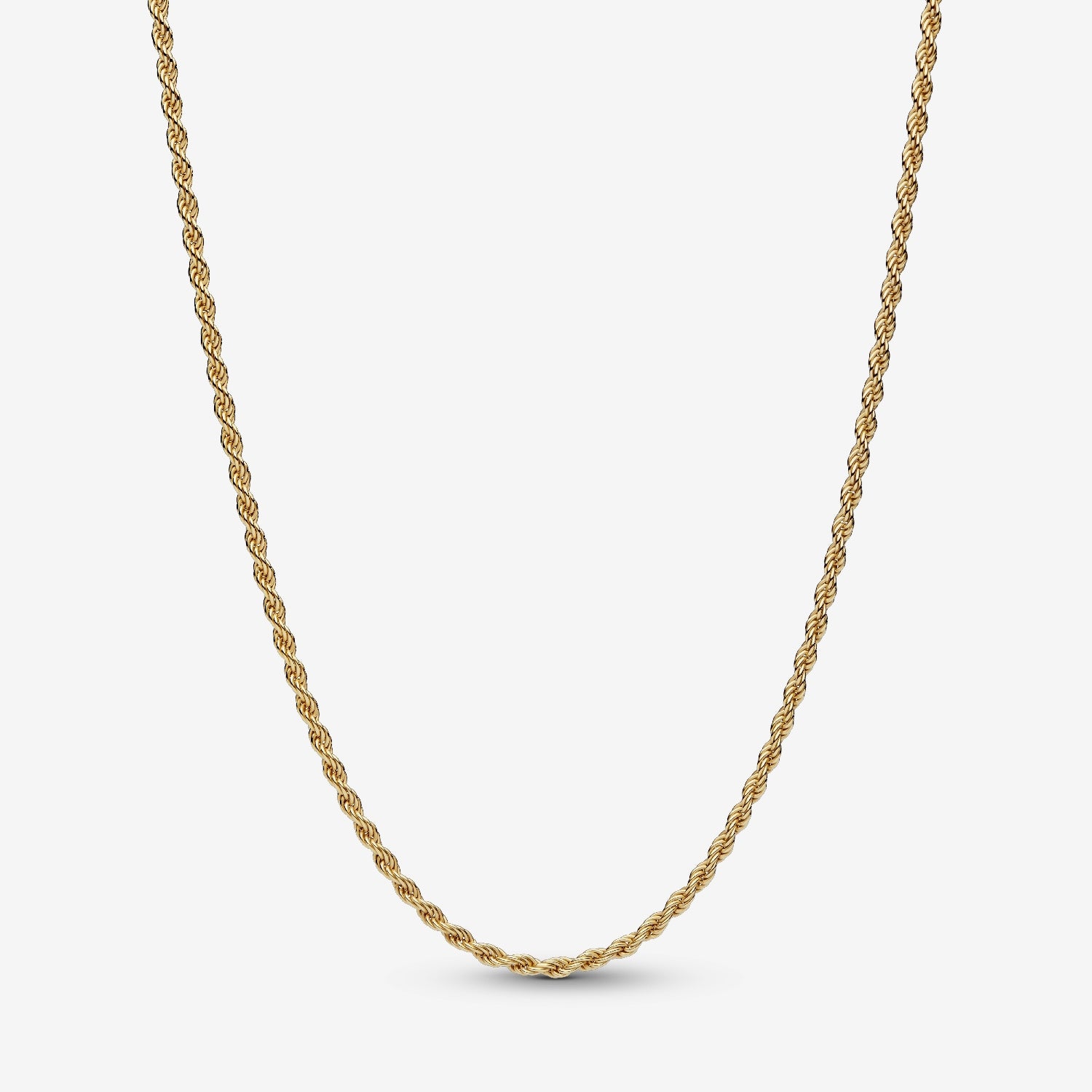 Pandora Gold Rope Chain Necklace, 70cm