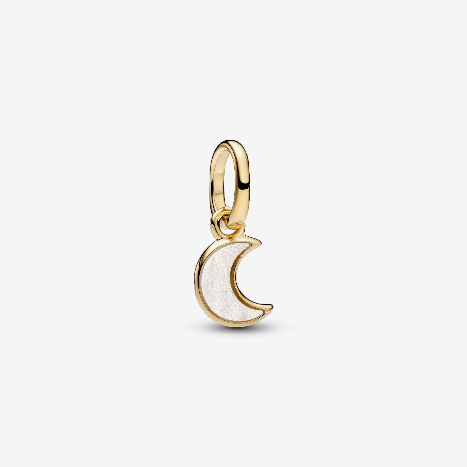Pandora ME Gold White Crescent Moon Mini Dangle Charms
