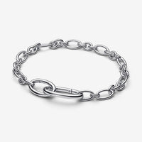 ME Openable Oval Link Chain Bracelet, 17.5cm