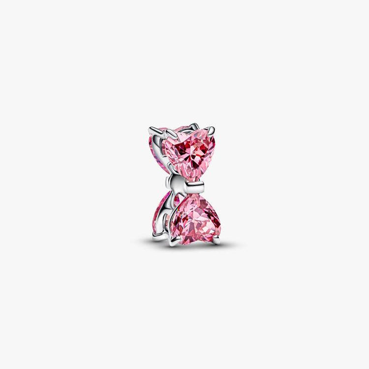 Pandora Sparkling Pink Bow Charms