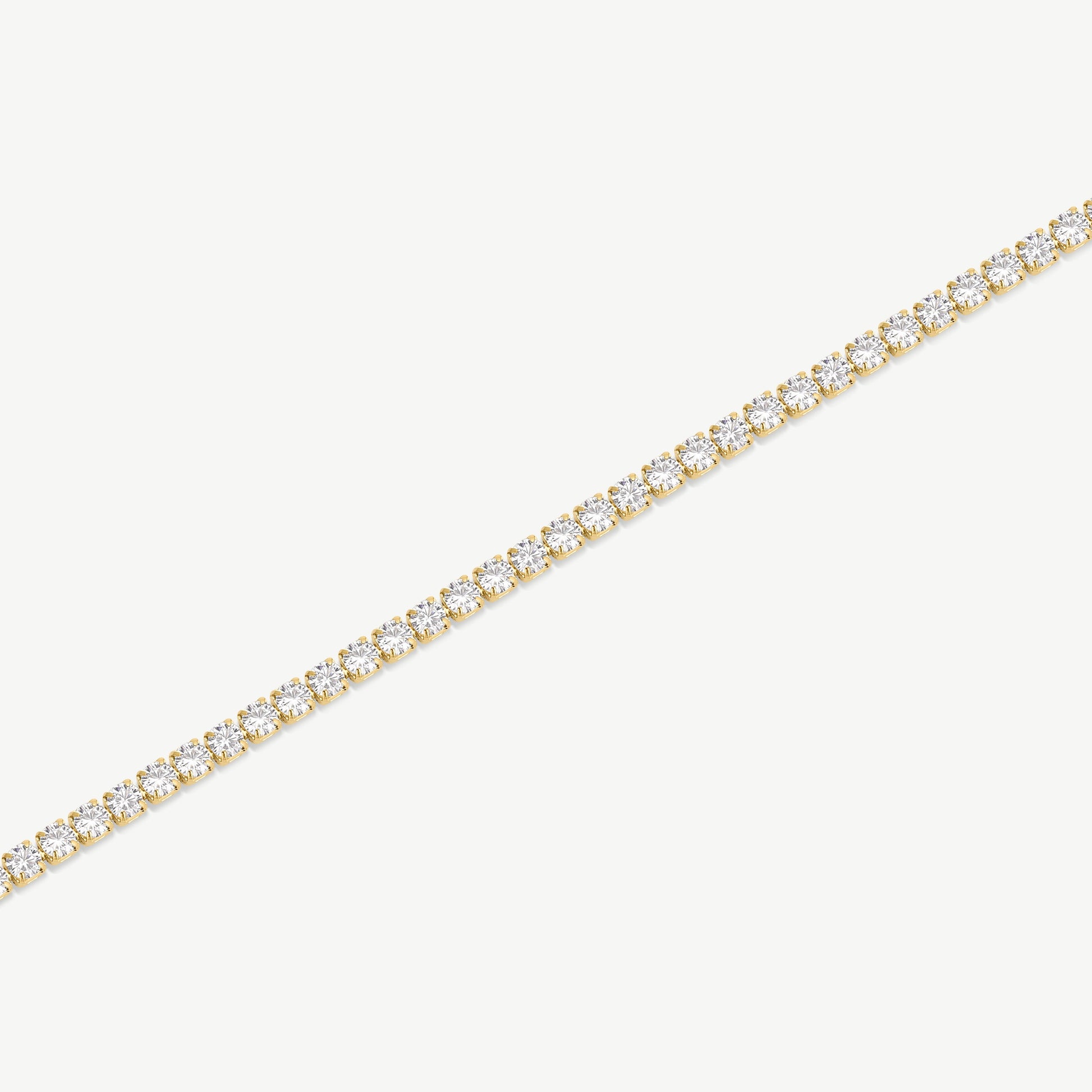 D.Louise Gold Tennis Bracelet