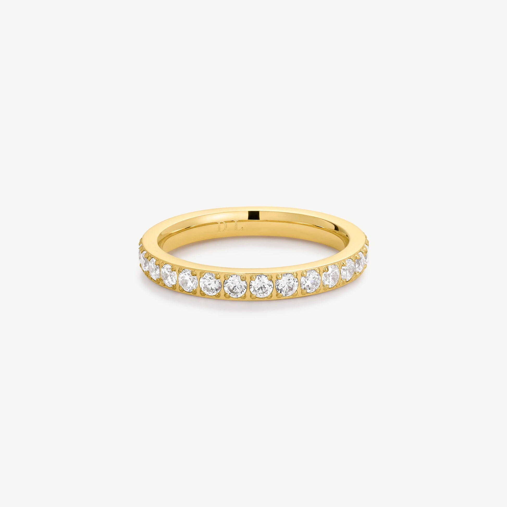 D.LOUISE Gold Eternity Band Ring