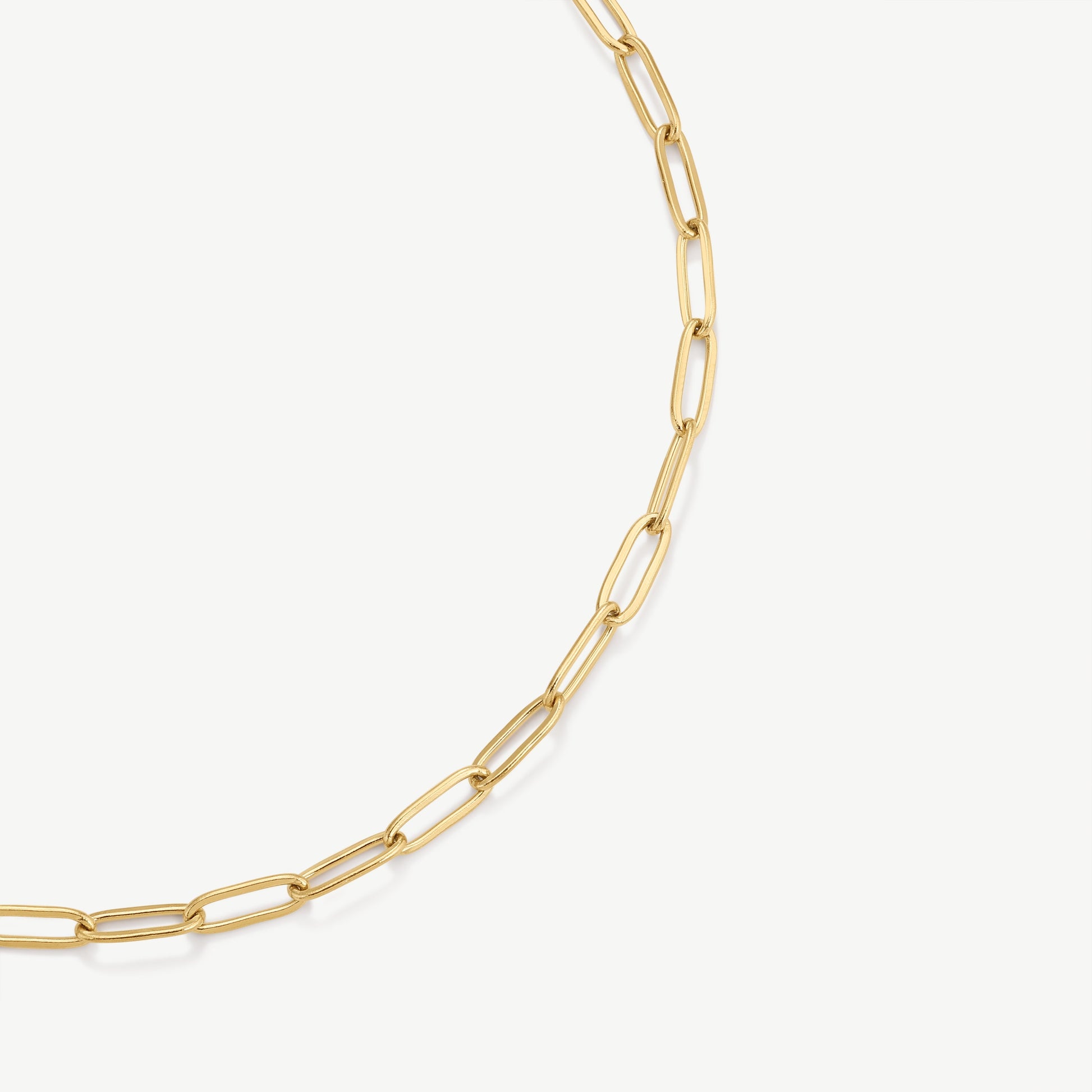 D.Louise Gold Paperclip Necklace