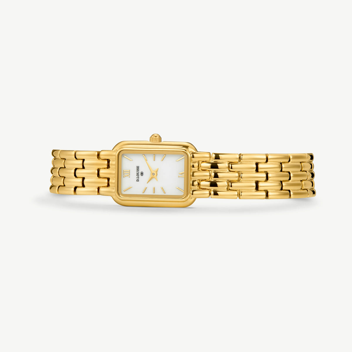 D.LOUISE Classic Gold Linked Watch