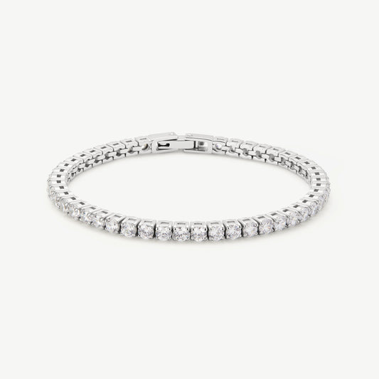 Silver Luxe Tennis Bracelet