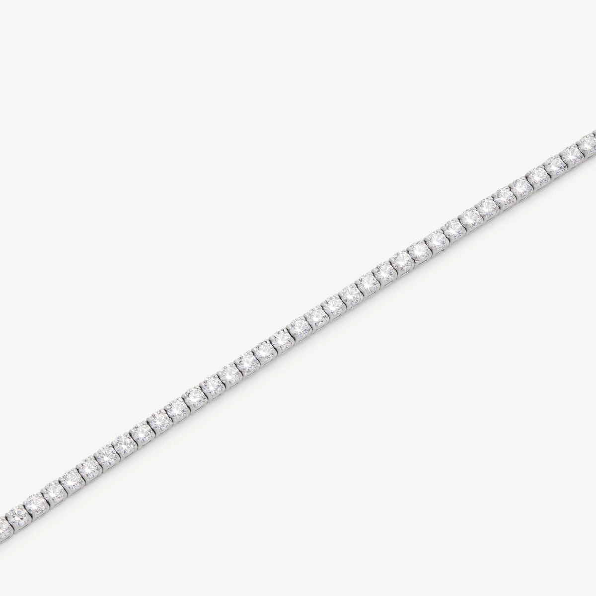D.LOUISE Silver Luxe Tennis Bracelet