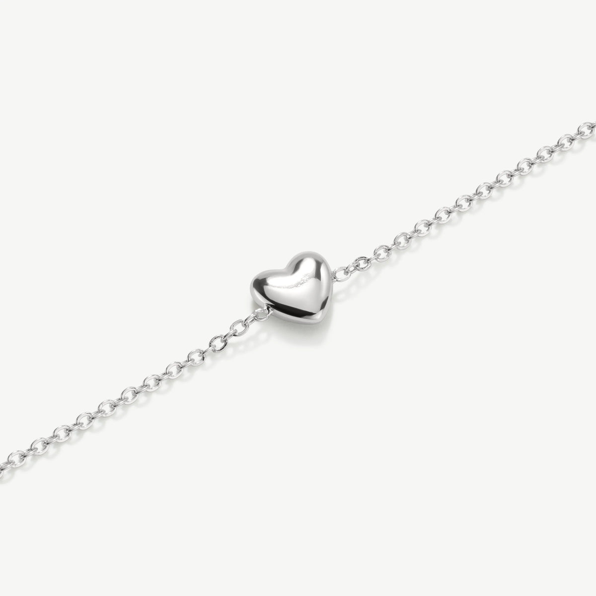 Silver Mini Heart Bracelet