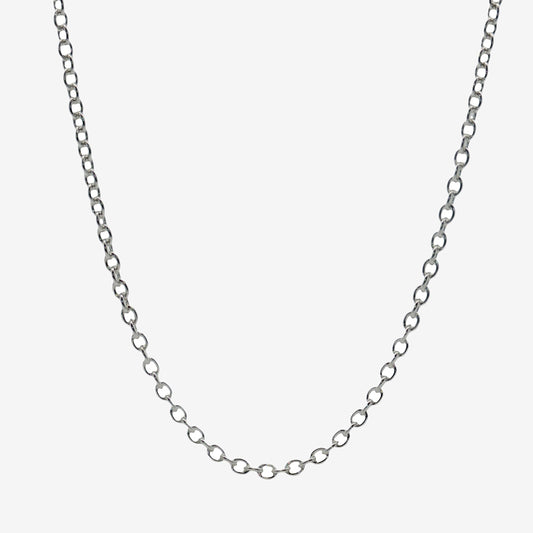 Silver 24+4 Cable Chain Necklace