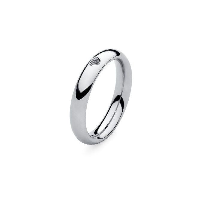 Slim Silver Interchangeable Ring, Size 62