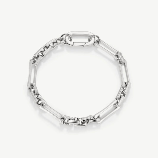 Silver The Lovers Chain Bracelet