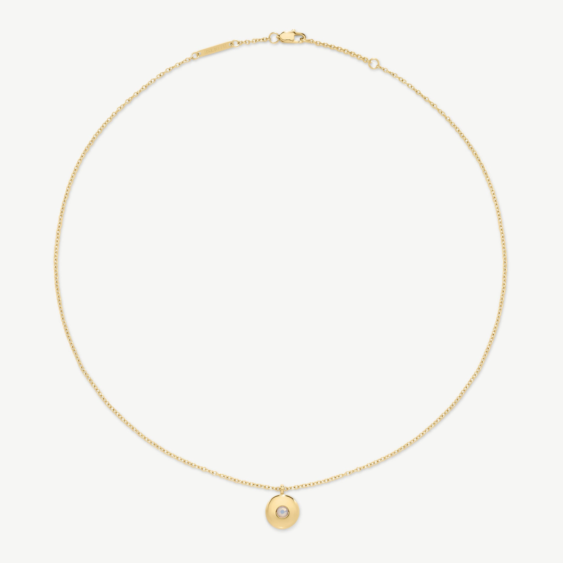 D.Louise Gold June Birthstone Necklace
