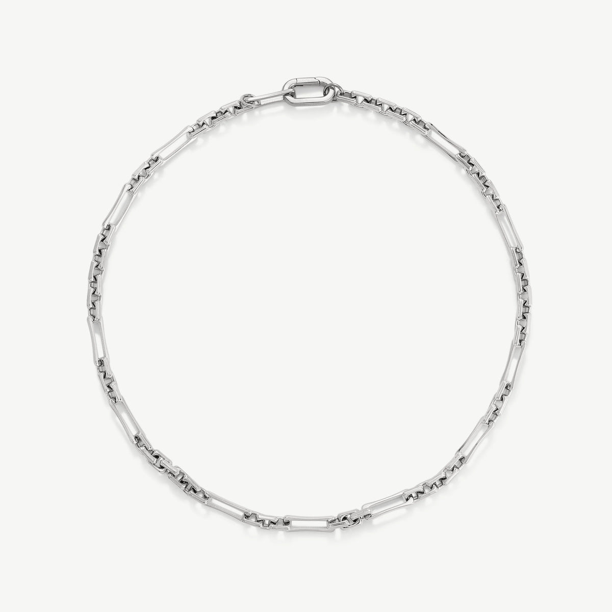 D.LOUISE Silver The Lovers Chain Necklace